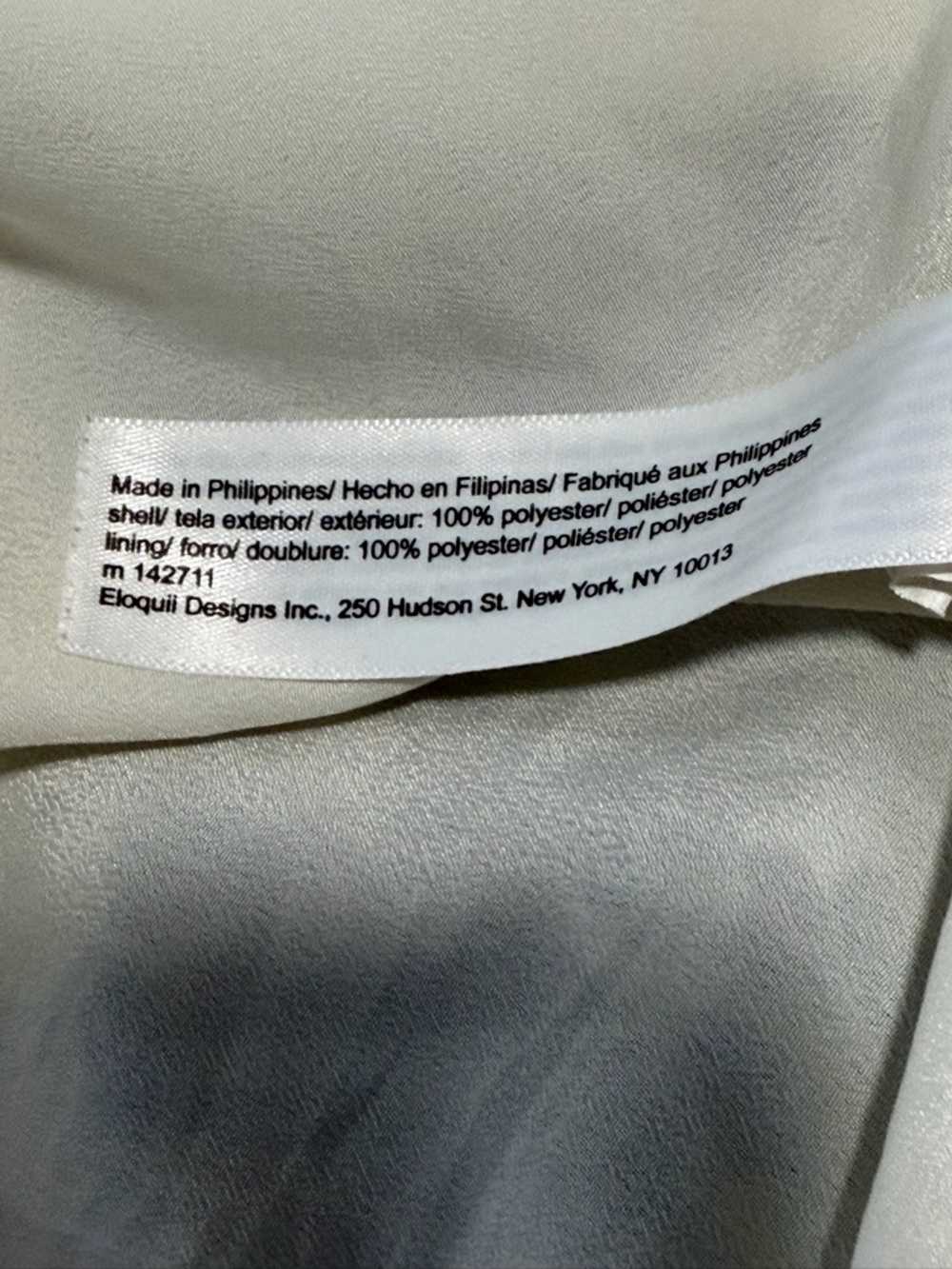 ELOQUII Elements Sleeveless Ruffle Trimmed ANIMAL IKAT BLUE Size 18 - Picture 5 of 10